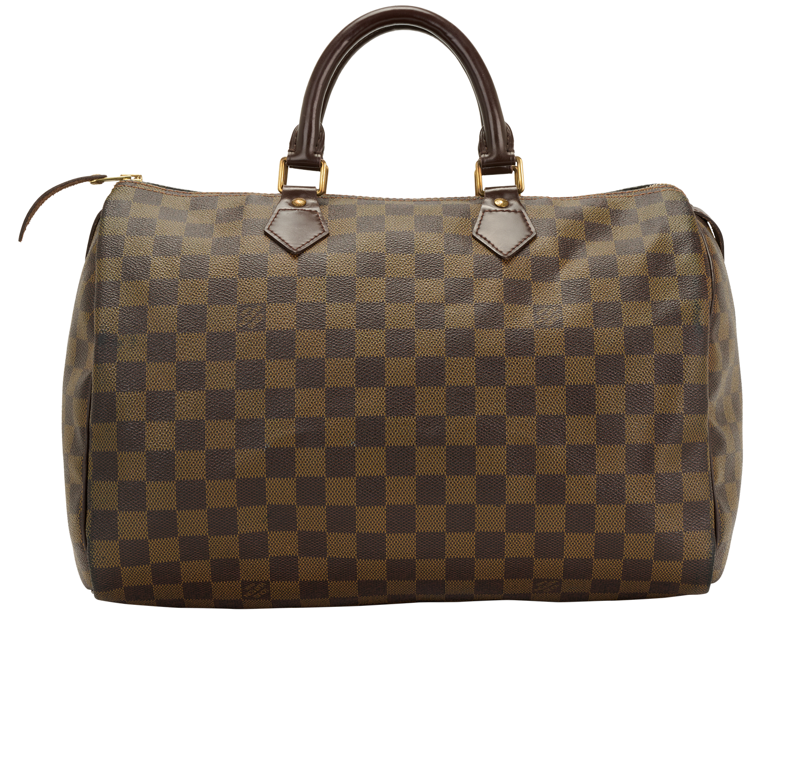 Speedy 35, &pound;710, Handbags, Brown, Canvas, Back view